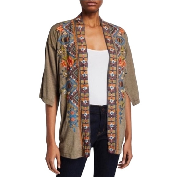 JOHNNY WAS COTTON KIMONO - SZ S - Picture 1 of 4